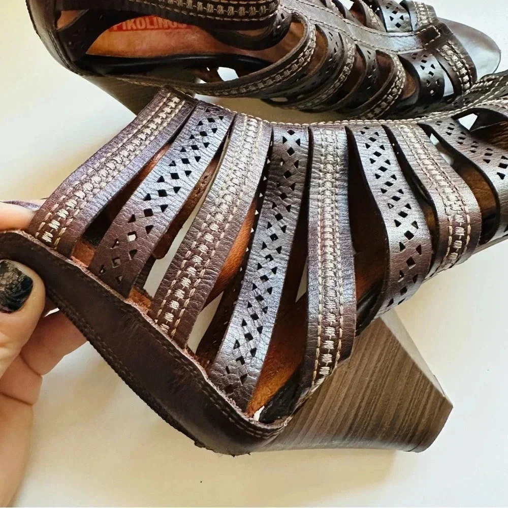 Pikolinos Java Gladiator Heeled Sandals - image 6